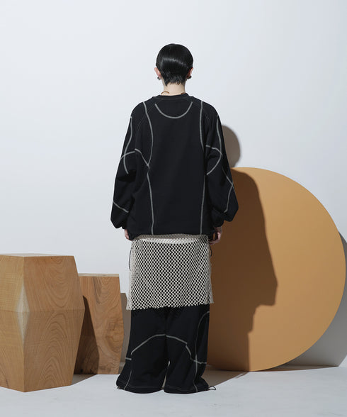 H167 / 着用サイズ: M*ブラック インナー:217732 ボトムス:217618