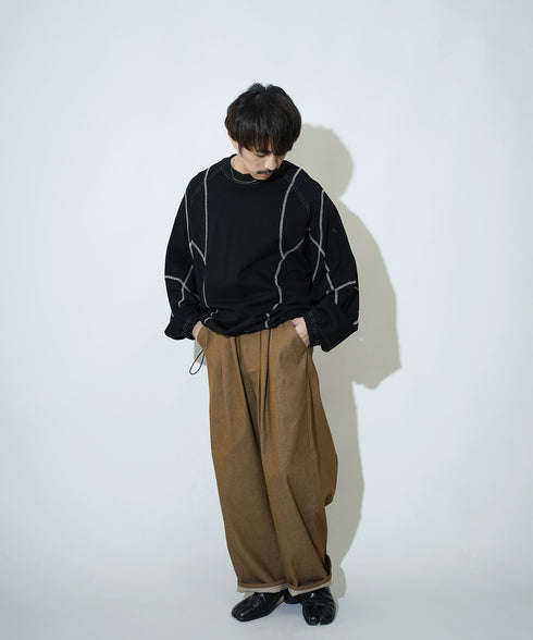 H163 / 着用サイズ: S*ブラウン トップス:217617