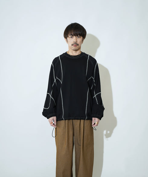 H163 / 着用サイズ: S*ブラック ボトムス:217647