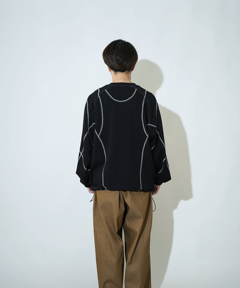 H163 / 着用サイズ: S*ブラック ボトムス:217647