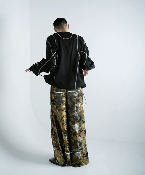 H178 / 着用サイズ:L ブラック 着用ボトムス:216862