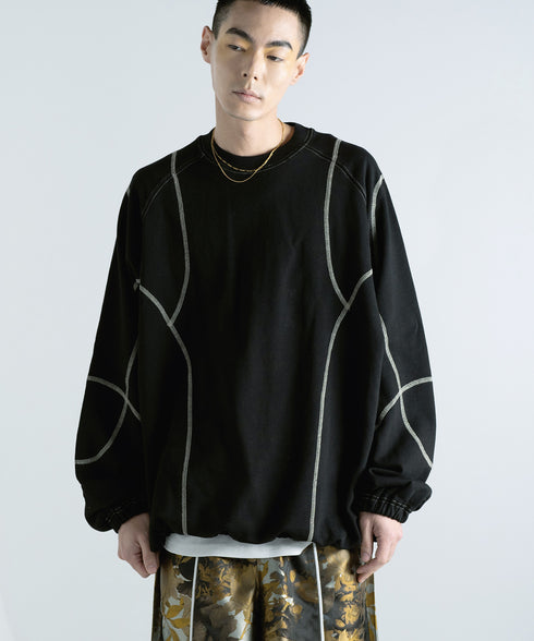 H178 / 着用サイズ:L ブラック 着用ボトムス:216862