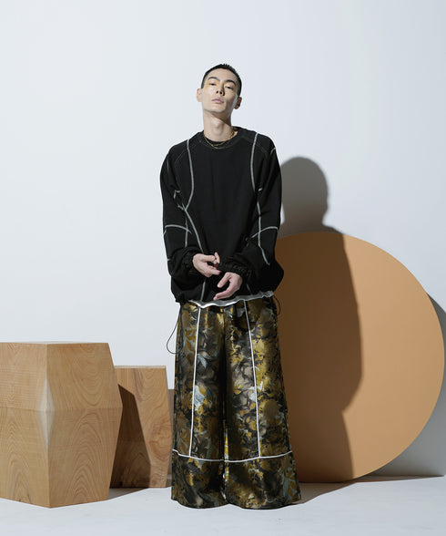 H178 / 着用サイズ:L ブラック 着用ボトムス:216862