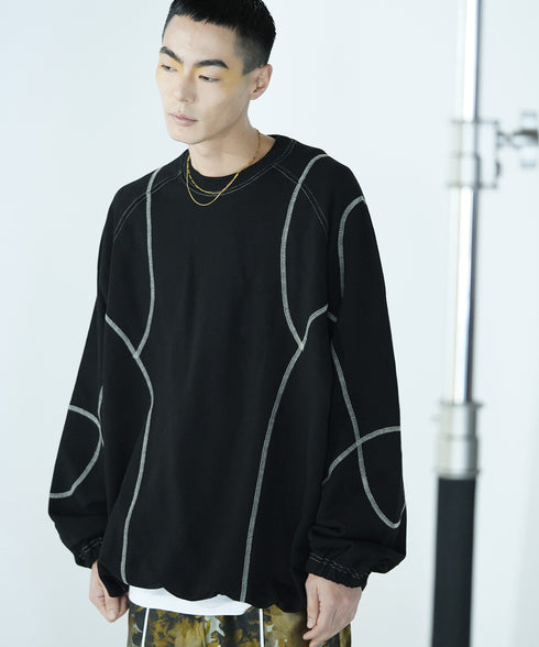 H178 / 着用サイズ:L ブラック 着用ボトムス:216862