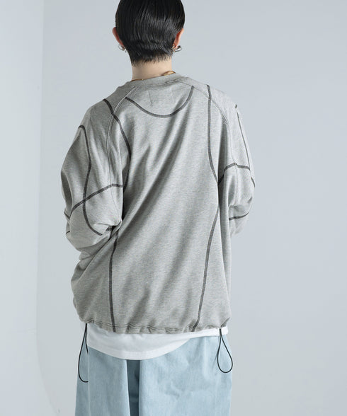 H167 / 着用サイズ: M*アッシュグレー インナー:217749 ボトムス:213778