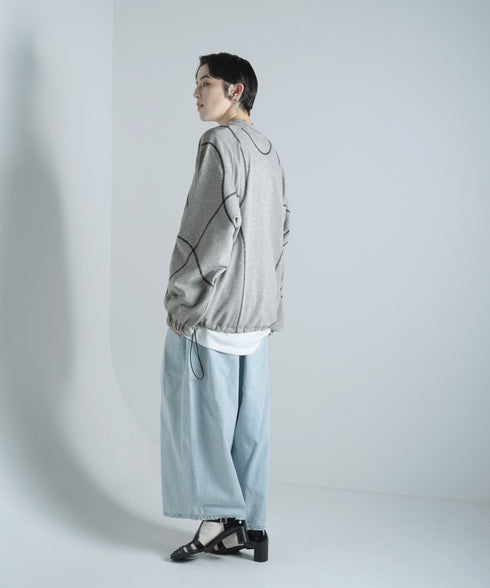 H167 / 着用サイズ:M アッシュグレー 着用ボトムス:213778