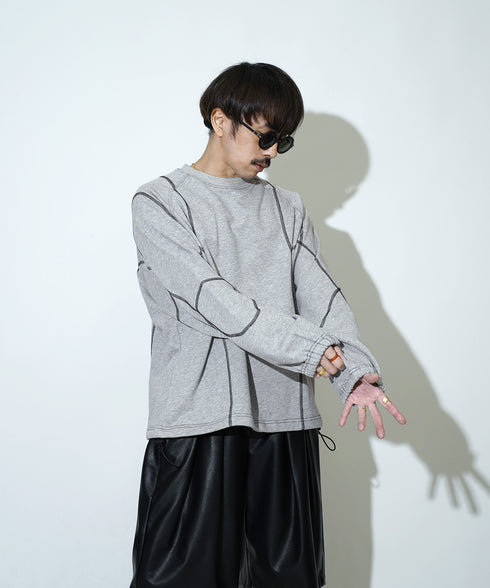 H163 / 着用サイズ: S*アッシュグレー ボトムス:217612