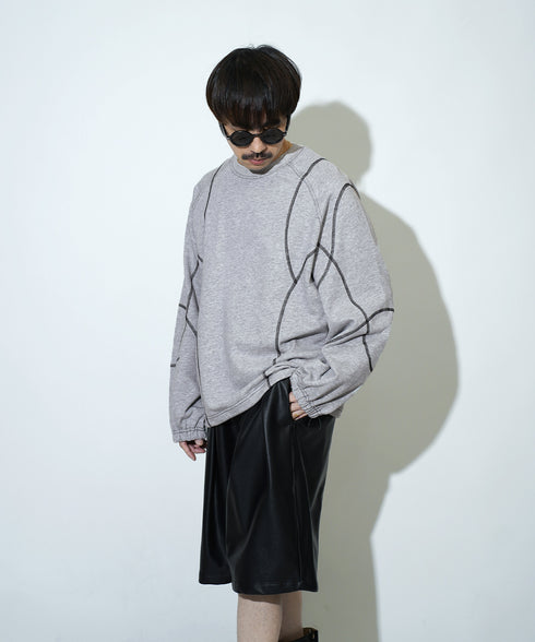 H163 / 着用サイズ:S アッシュグレー 着用ボトムス:217612