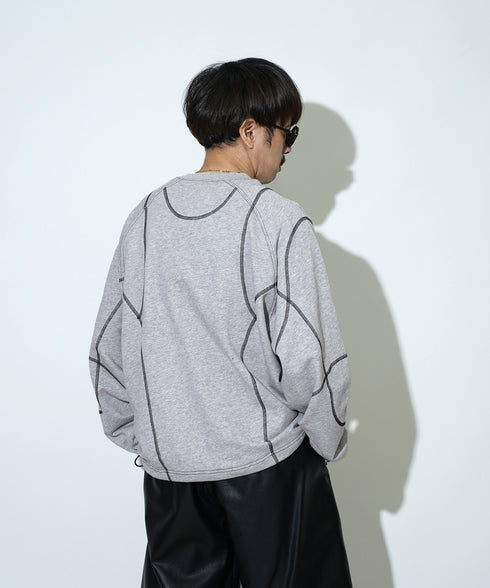 H163 / 着用サイズ:S アッシュグレー 着用ボトムス:217612