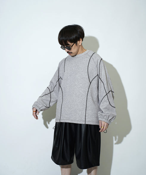 H163 / 着用サイズ:S アッシュグレー 着用ボトムス:217612