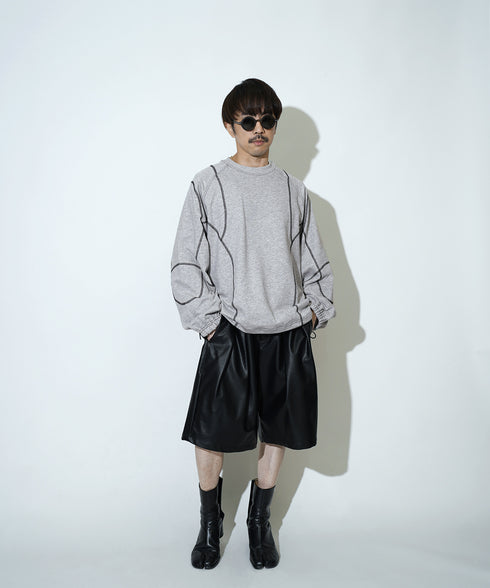 H163 / 着用サイズ: S*アッシュグレー ボトムス:217612