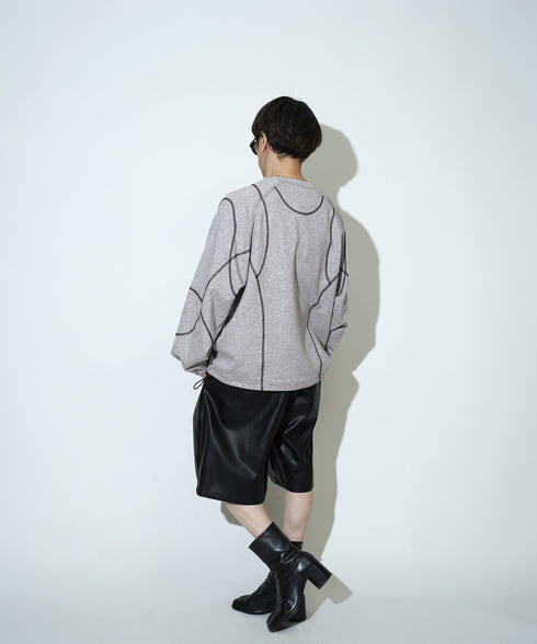 H163 / 着用サイズ:S アッシュグレー 着用ボトムス:217612