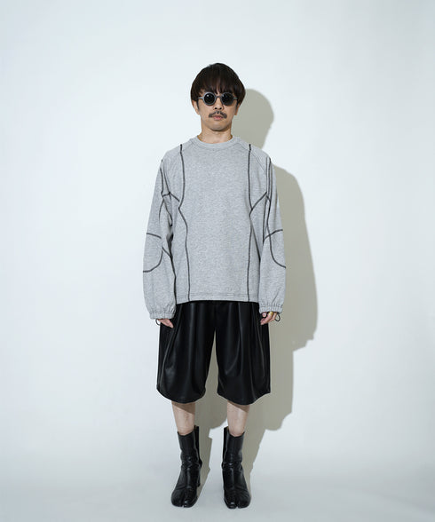 H163 / 着用サイズ:S アッシュグレー 着用ボトムス:217612