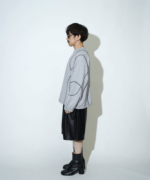 H163 / 着用サイズ: S*アッシュグレー ボトムス:217612