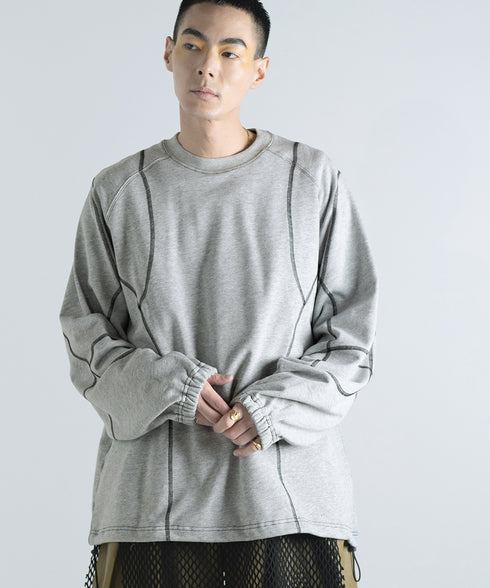 H178 / 着用サイズ:L アッシュグレー 着用ボトムス:217612