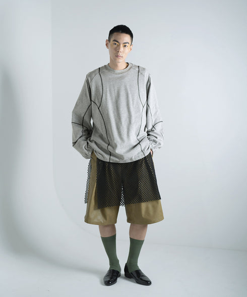 H178 / 着用サイズ: L*アッシュグレー インナー:217732 ボトムス:217612