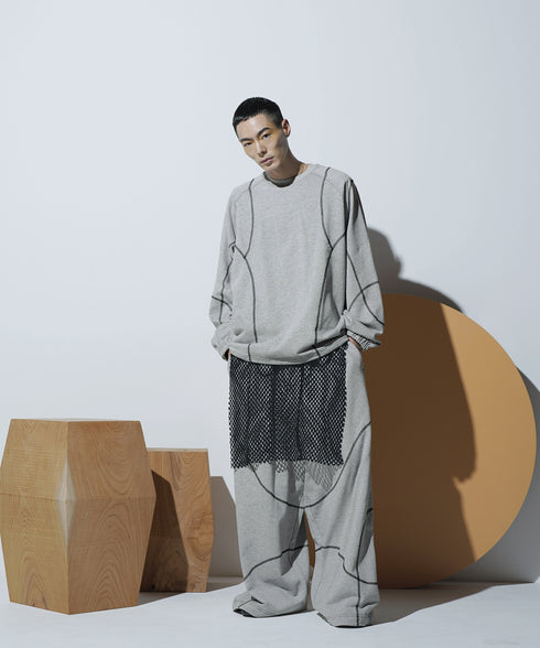 H178 / 着用サイズ:L アッシュグレー 着用ボトムス:217612