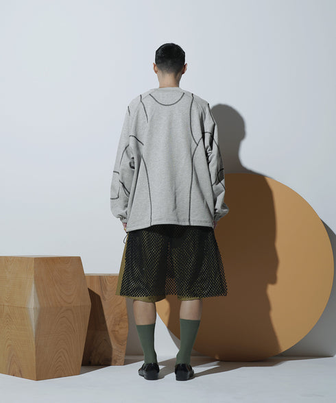 H178 / 着用サイズ: L*アッシュグレー インナー:217732 ボトムス:217612