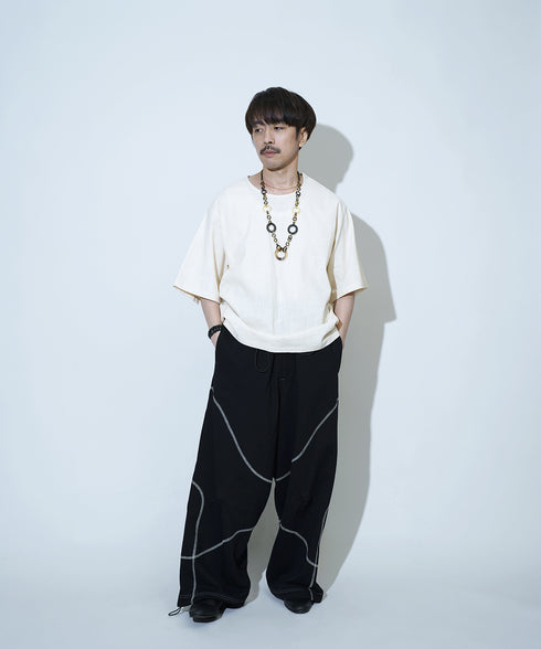 H163 / 着用サイズ: S*ブラック トップス:217646