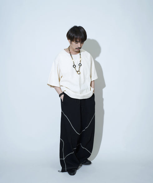 H163 / 着用サイズ: S*ブラック トップス:217646