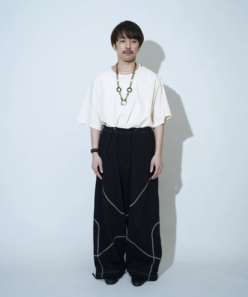 H163 / 着用サイズ: S*ブラック トップス:217646