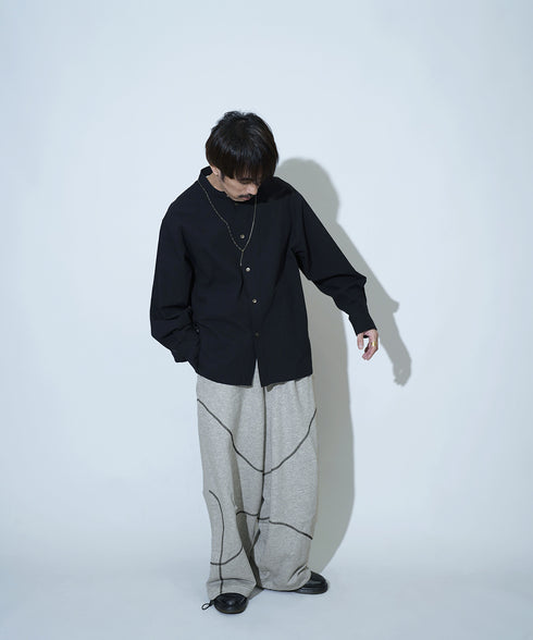 H163 / 着用サイズ: S*アッシュグレー シャツ:217645