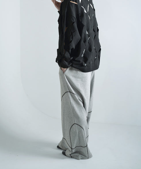 H178 / 着用サイズ: L*アッシュグレー ニット:217629