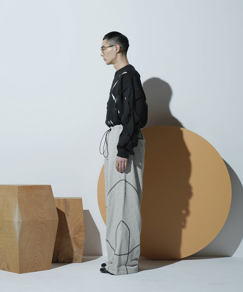 H178 / 着用サイズ: L*アッシュグレー ニット:217629