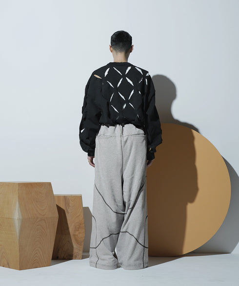 H178 / 着用サイズ: L*アッシュグレー ニット:217629