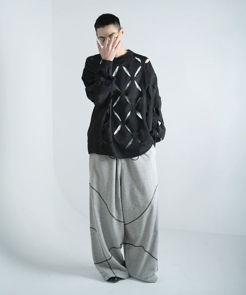 H178 / 着用サイズ:L アッシュグレー 着用トップス:217629