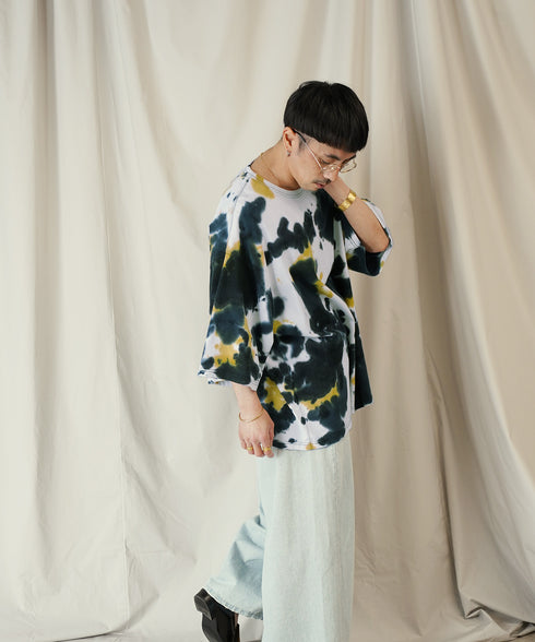 H163 / 着用サイズ: S*ネイビー ボトムス:213778