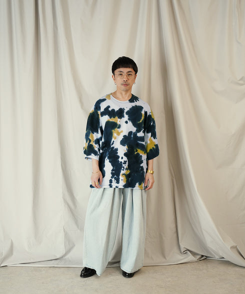 H163 / 着用サイズ: S*ネイビー ボトムス:213778