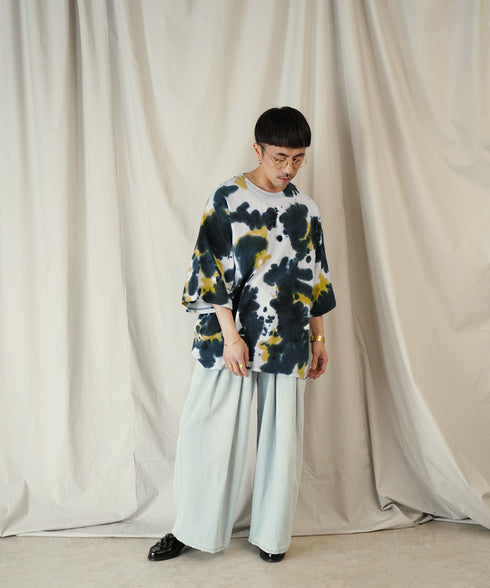 H163 / 着用サイズ: S*ネイビー ボトムス:213778