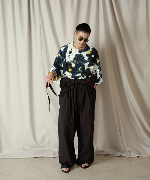 H178 / 着用サイズ: L*ネイビー ジャンプスーツ:218015