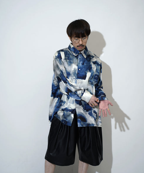 H163 / 着用サイズ: S*ブルー ボトムス:217612