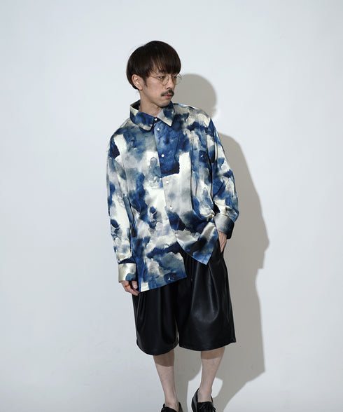 H163 / 着用サイズ: S*ブルー ボトムス:217612