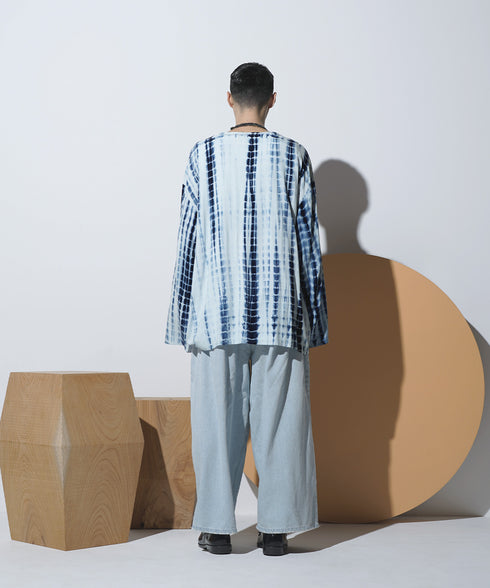 H178 / 着用サイズ: L*コバルトブルー インナー:217749 ボトムス:213778