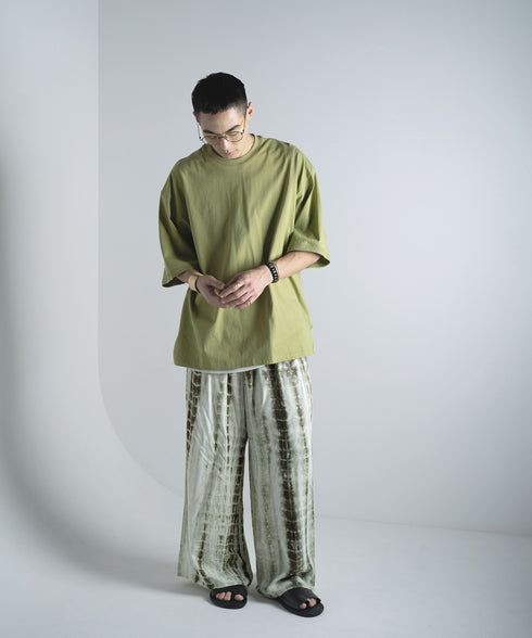 H178 / 着用サイズ: L*モスグリーン トップス:217674