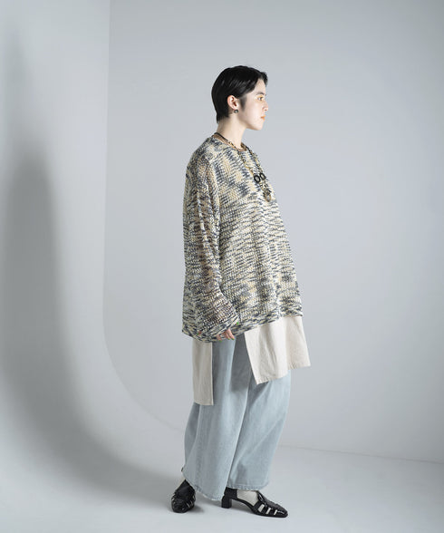 H167 / 着用サイズ: M*アイボリー インナー:217732 ボトムス:213778