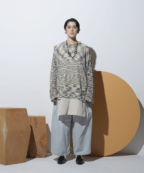 H167 / 着用サイズ: M*アイボリー インナー:217732 ボトムス:213778