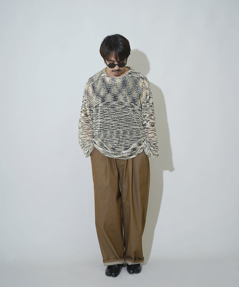 H163 / 着用サイズ: M*アイボリー インナー:217619 ボトムス:217647