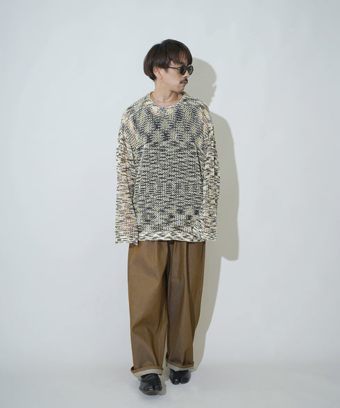 H163 / 着用サイズ: M*アイボリー インナー:217619 ボトムス:217647