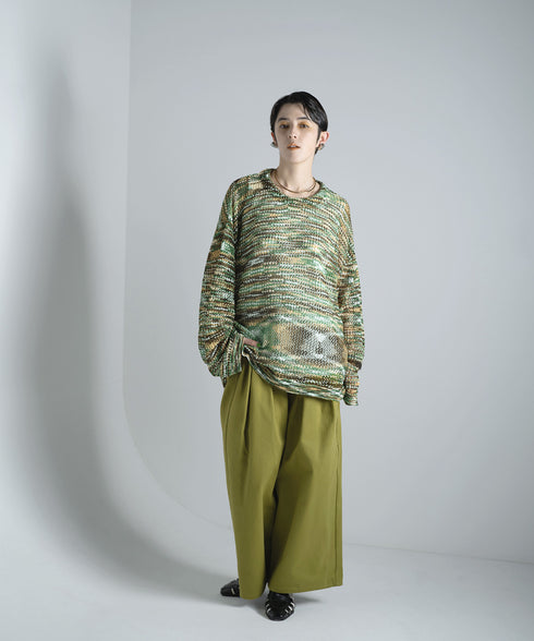 H167 / 着用サイズ: M*グリーン インナー:217749 ボトムス:217634