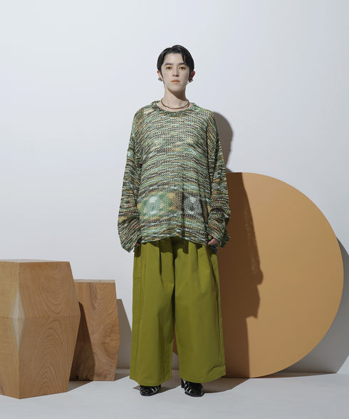 H167 / 着用サイズ: M*グリーン インナー:217749 ボトムス:217634