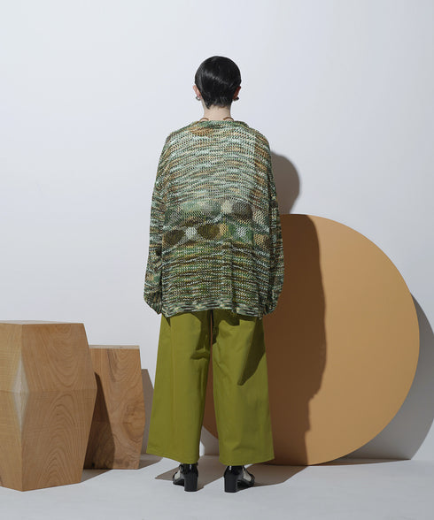 H167 / 着用サイズ: M*グリーン インナー:217749 ボトムス:217634