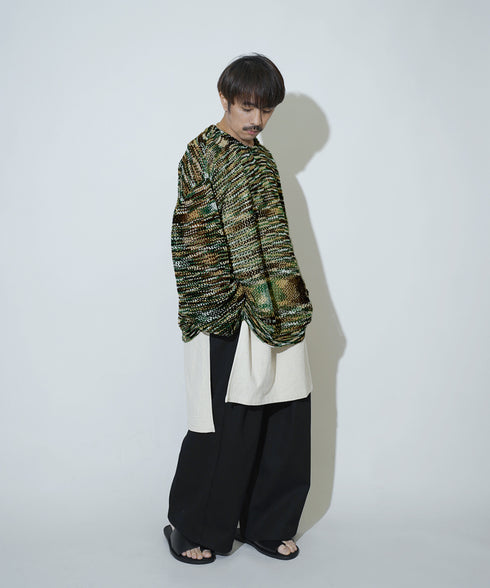 H163 / 着用サイズ: M*グリーン インナー:217732 ボトムス:217634