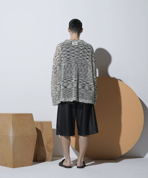 H178 / 着用サイズ:L アイボリー 着用ボトムス:217612