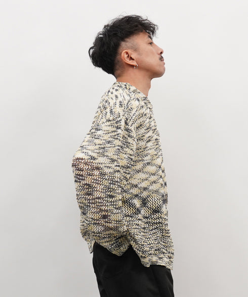 H163 / 着用サイズ:M アイボリー 着用ボトムス:218732