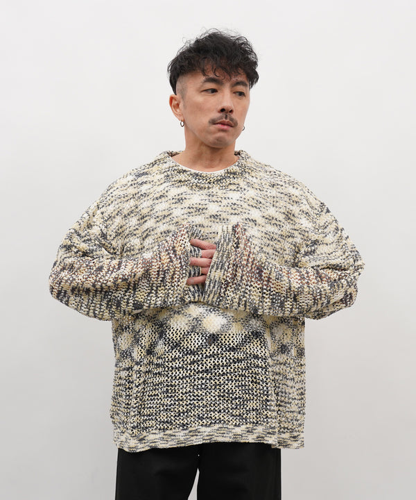 H163 / 着用サイズ:M アイボリー 着用ボトムス:218732