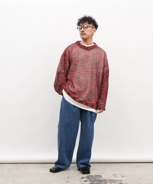 H163 / 着用サイズ:M ピンク 着用ボトムス:218708